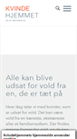 Mobile Screenshot of kvindehjemmet.dk